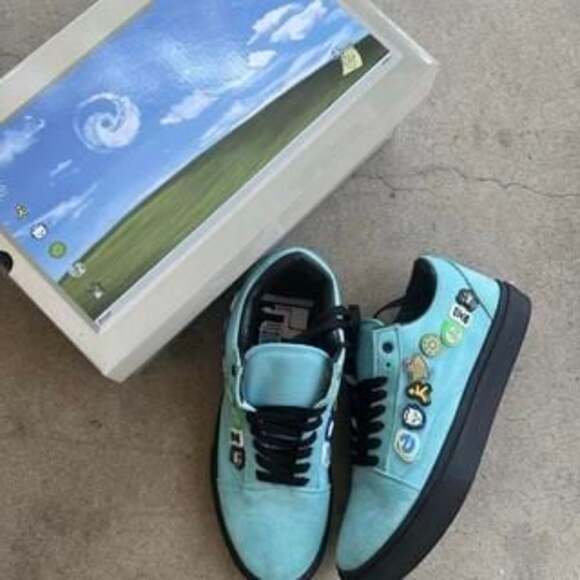 Drought Web 2.0 x Vans Limited Edition Sneakers - Size 8